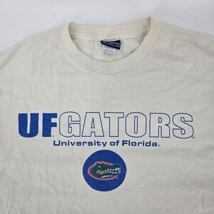 Vintage Champs Florida Gators T-Shirt L White University Of Florida 90s VGVC